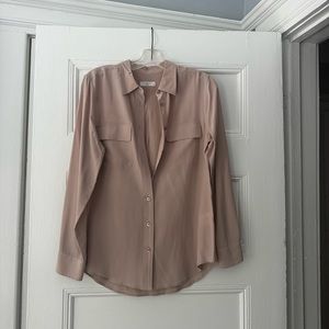 Equipment femme blouse size small 100% silk